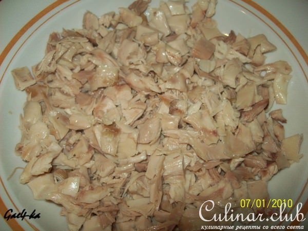 Салат "Ромашка"