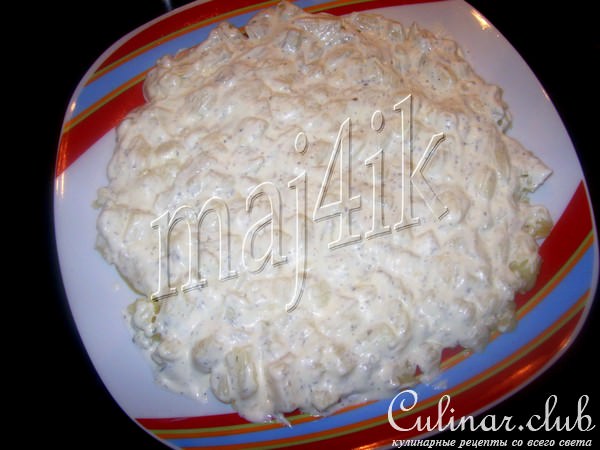 Салат "Шубка для крабика"