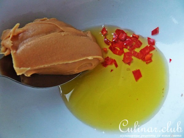 Салат "Фруктовые брызги с рисом"