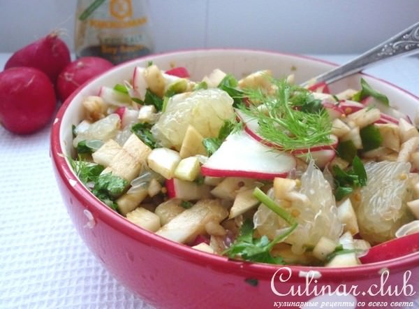 Салат из фенхеля, редиса и свити( для тех, кто с фенхелем на Вы)