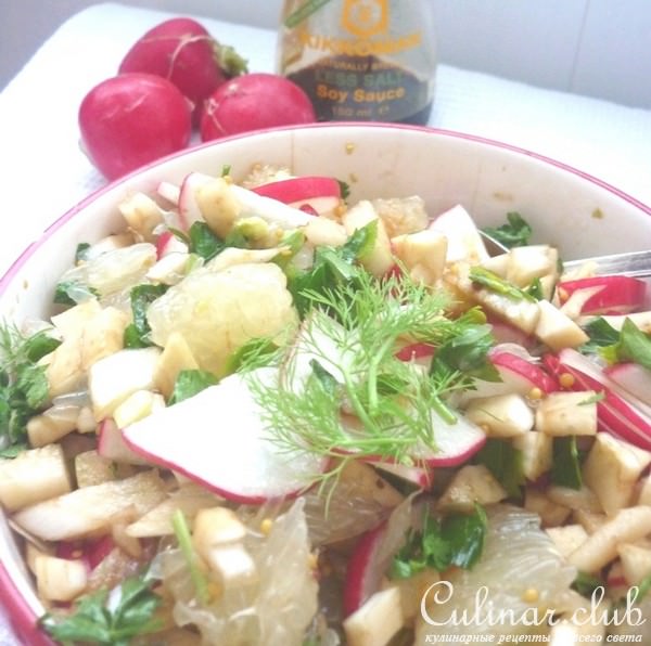 Салат из фенхеля, редиса и свити( для тех, кто с фенхелем на Вы)