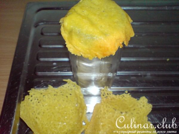Овощное ассорти в сырных тарелочках