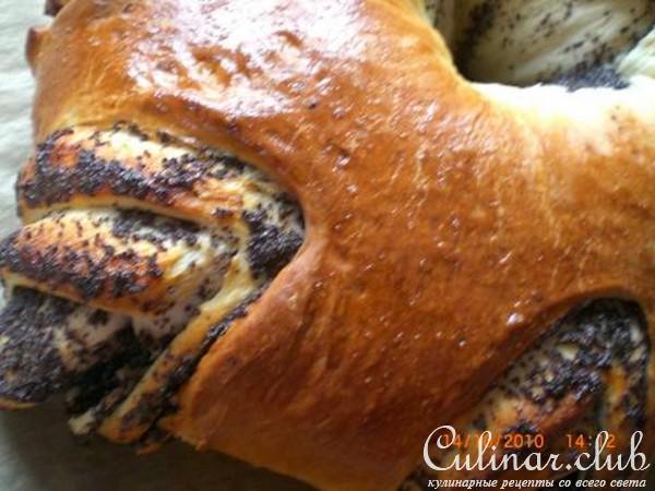 Маковый пирог-рулет
