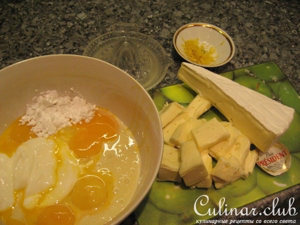 сладкий пирог с "Brie"