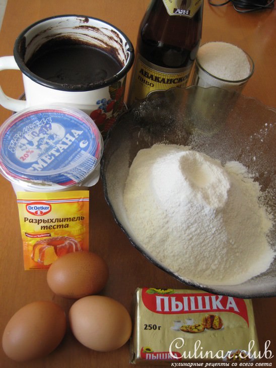 Пирог с черёмухой