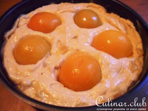 Torta morbida con ricotta e pesche - мягкий пирог с рикоотой и персиками