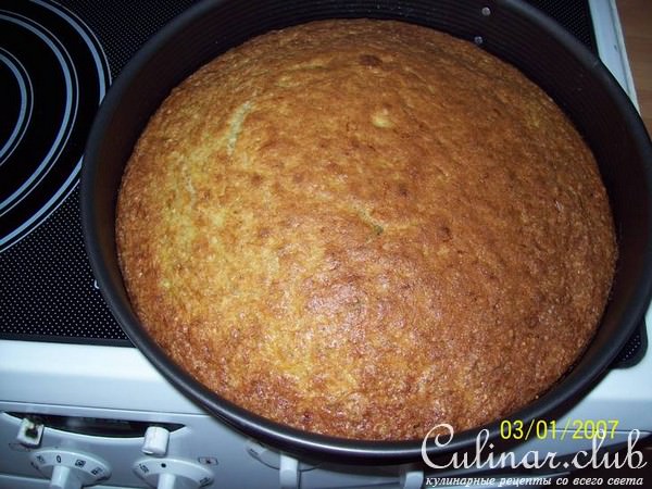 Кабачковый кекс с орехами.