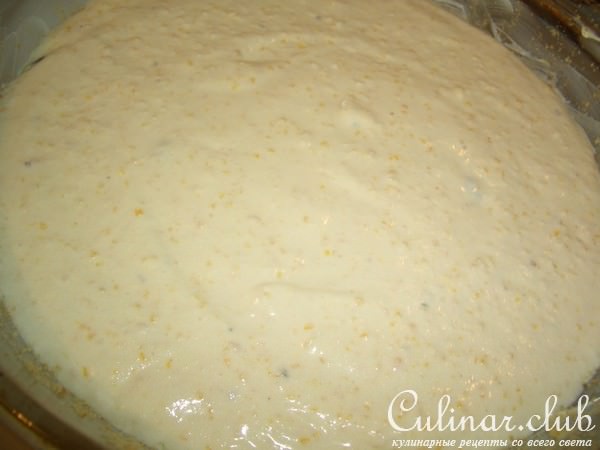 Запеканка - пирог с кукурузной крупой