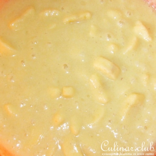 Банановый пирог с манкой