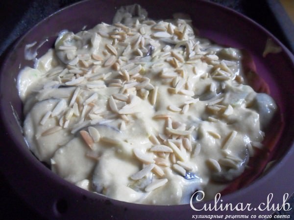 Польский пляцок с яблоками и сливами "Осень"