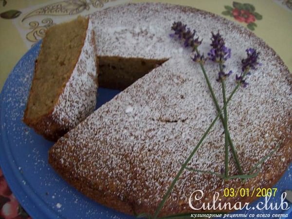 Кабачковый кекс с орехами.