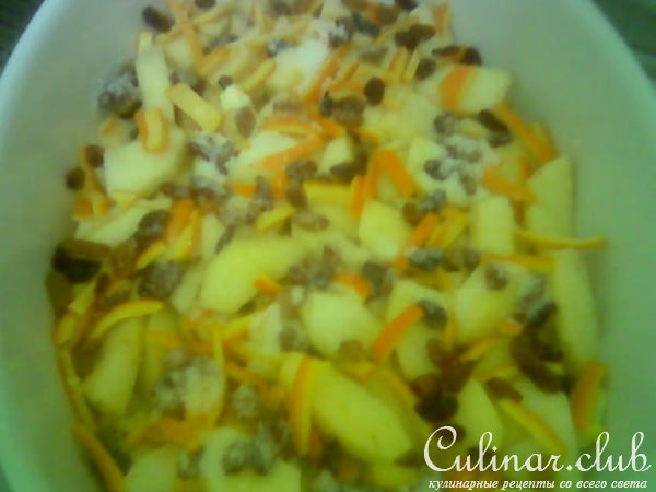Apple-crumble(яблоко под "коркой")