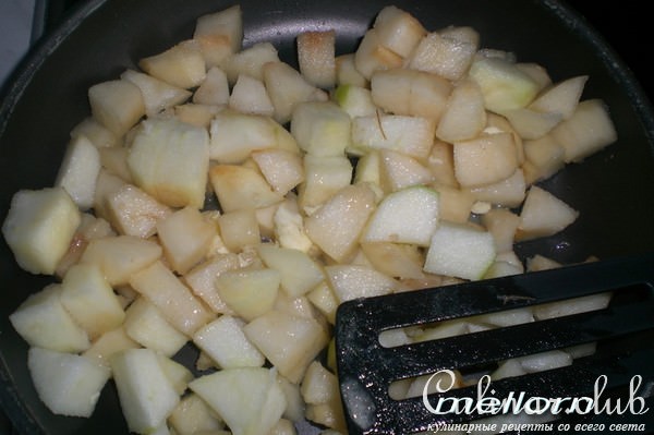 Тарт с грушами и кокосовым кремом