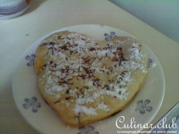 шарлотка с яблоками и морковью