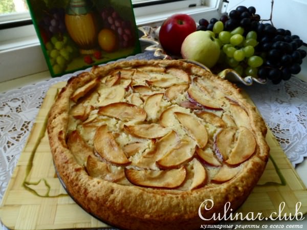 Цветаевский яблочный пирог с моими небольшими изменениями.