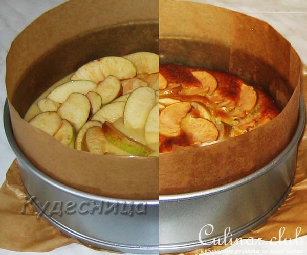 Яблочный пирог с маскарпоне (вариант)