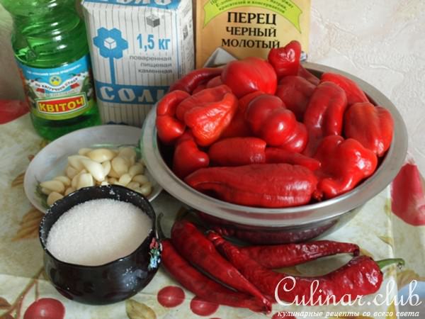 Аджика из красного перца