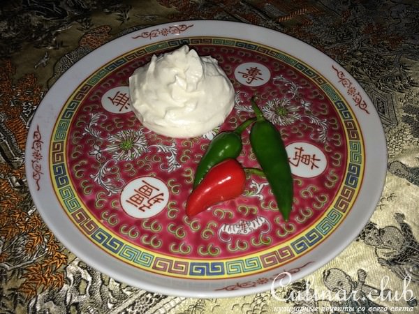 Соус майонез на молоке для холодной кухни
