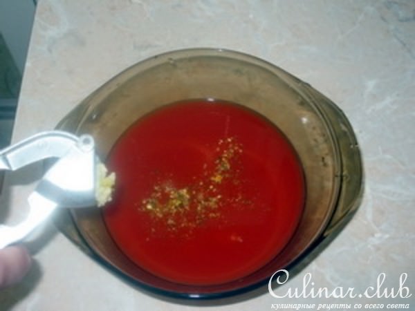 Суп томатный с копчеными сосисками