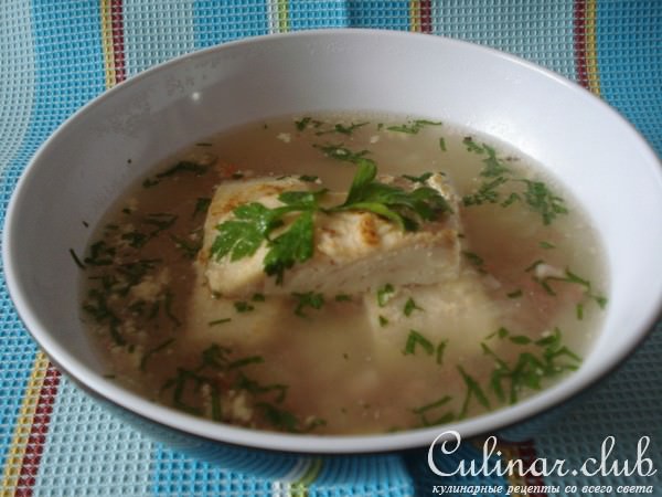 Суп рыбный с рисом
