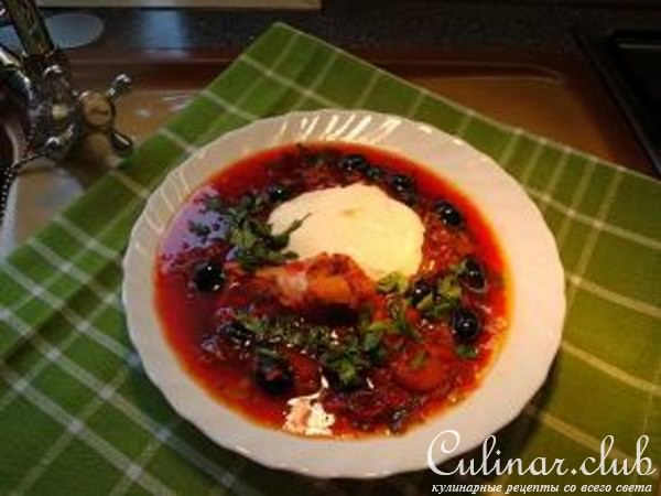 Свекольник "Ешь стоя, больше влезет! "