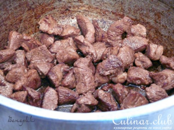 Суп из баранины, с нутом и перловкой (Chorba frik)