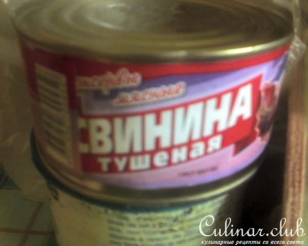Гороховый суп с со свининой