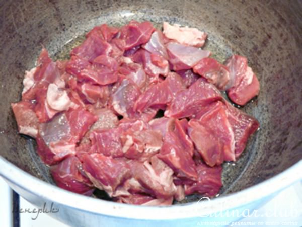 Суп из баранины, с нутом и перловкой (Chorba frik)
