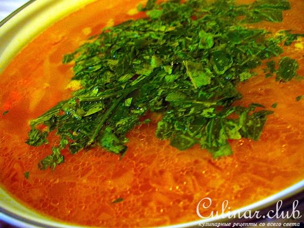 Щи из квашенной капусты(постные)