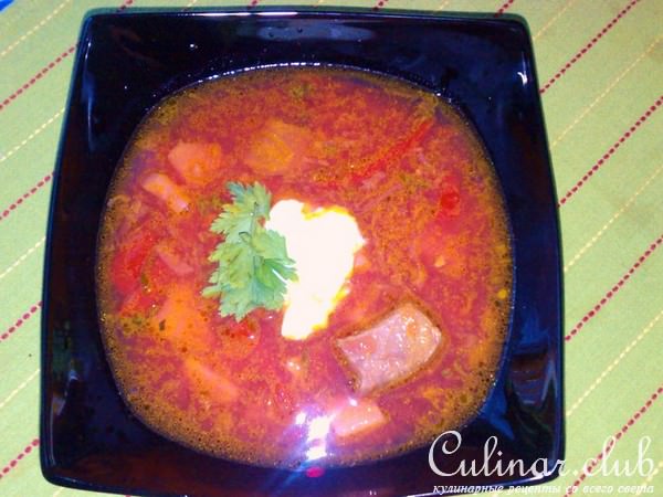 Украинский борщ (мой вариант)