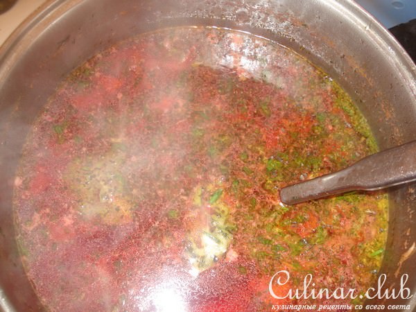 ещё раз борщ" ВКУСНЯТИНА"с пампушками и маленькими хитростями