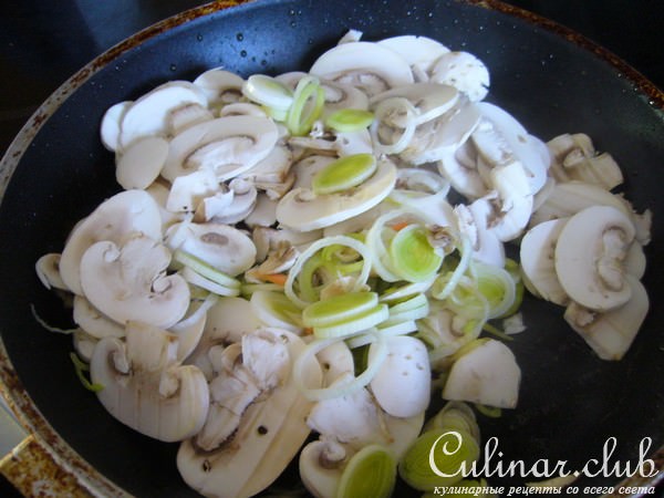 Грибной суп в горшочке, легкий, быстрый, вкусный