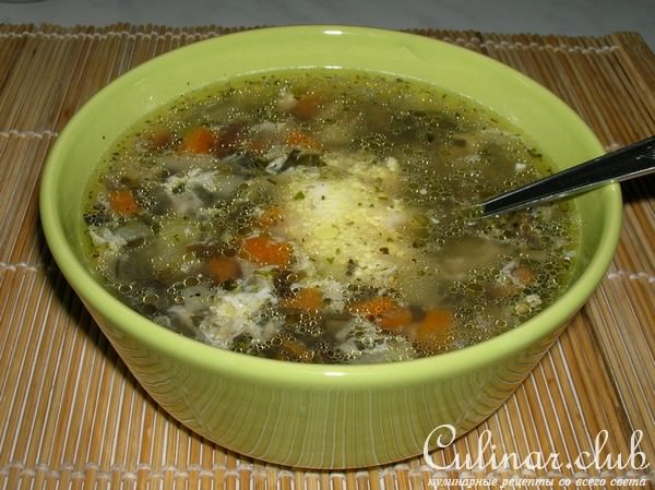 супчик с морской капустой