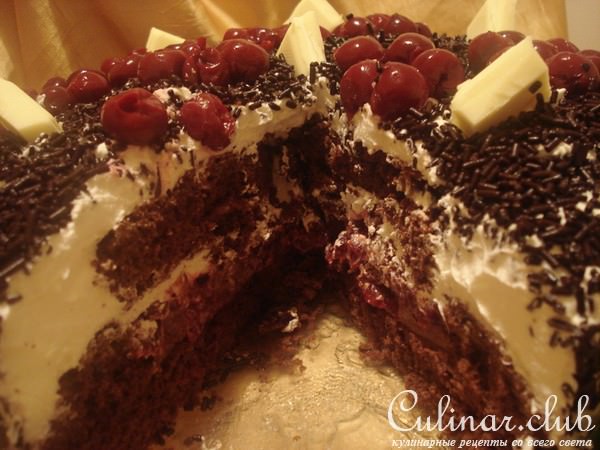 "BLACK FOREST"или Щвардцвальский торт/ моя версия/
