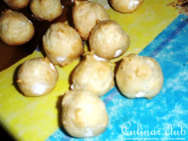 Слоёный торт с заварными шариками "Компромисс"!!!