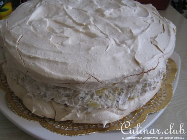 Меренговый торт-десерт "Тропический" (tropical meringue)