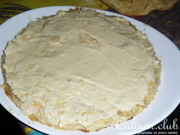 Слоёный торт с заварными шариками "Компромисс"!!!