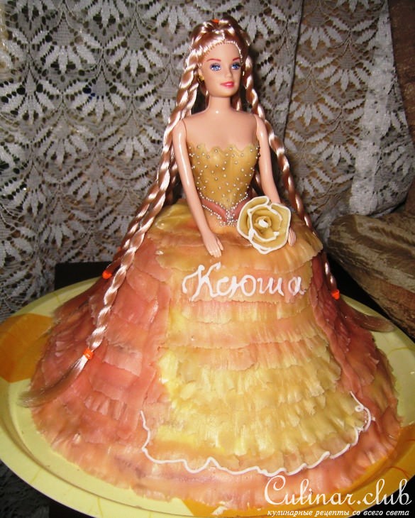 торт-кукла "Ксюша"