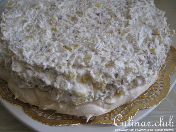 Меренговый торт-десерт "Тропический" (tropical meringue)