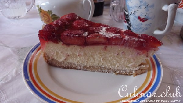 персиковый чизкейк (их много, но такой один)