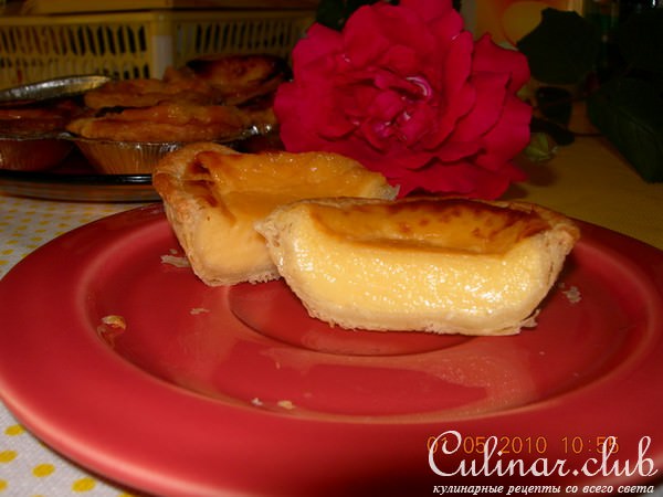 Pastel de nata или корзиночки с кремом