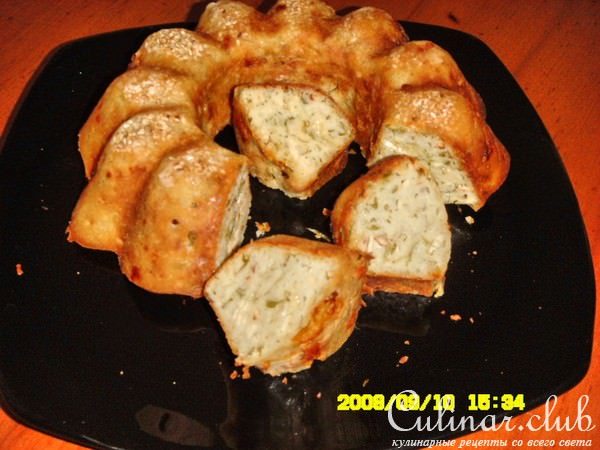Сырный кекс