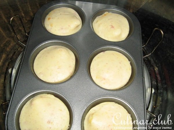 Маффины с ветчиной и сыром