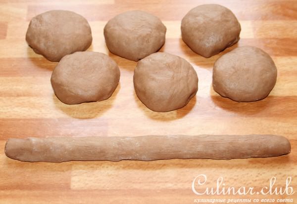 Шоколадные баранки с орехами