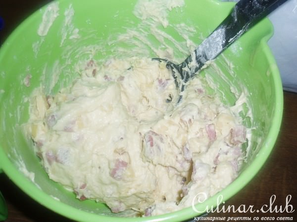 мафины сырно-мясные