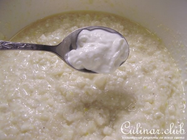 Творожная запеканка с рисом и изюмом