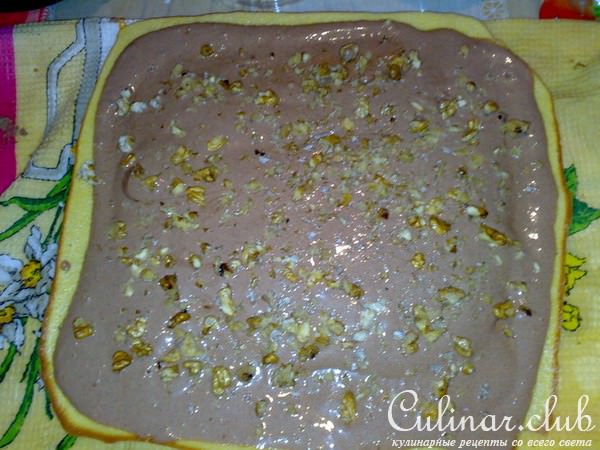 Мой бисквитный рулетик