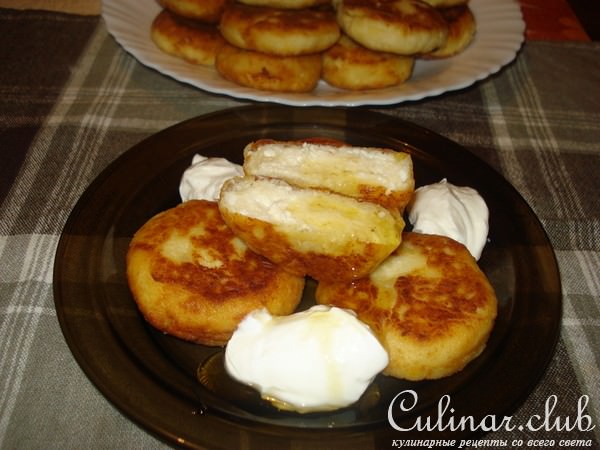 сырники с бананами