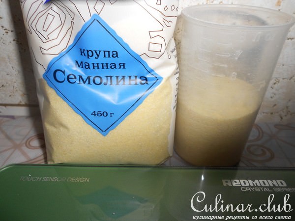 Груши под "шубой из манки"