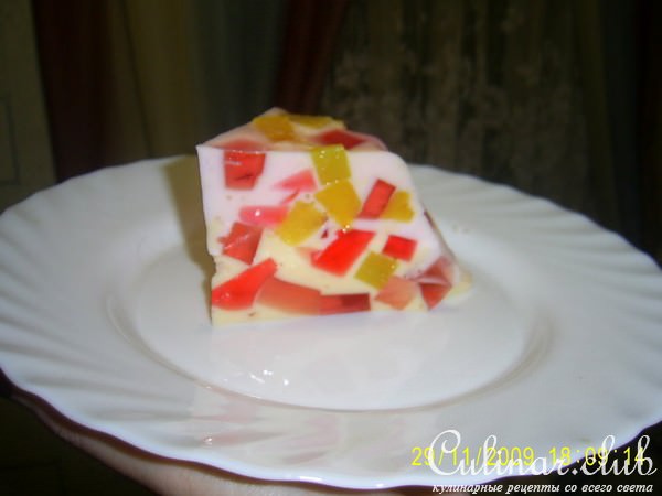 Желейно-персиковый десерт (вариант)